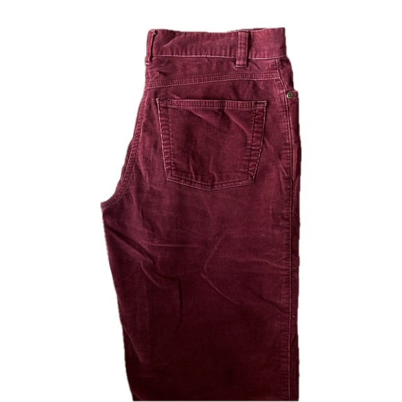 Style & Co Maroon Corduroy Pants - Size 4P - Picture 3 of 4